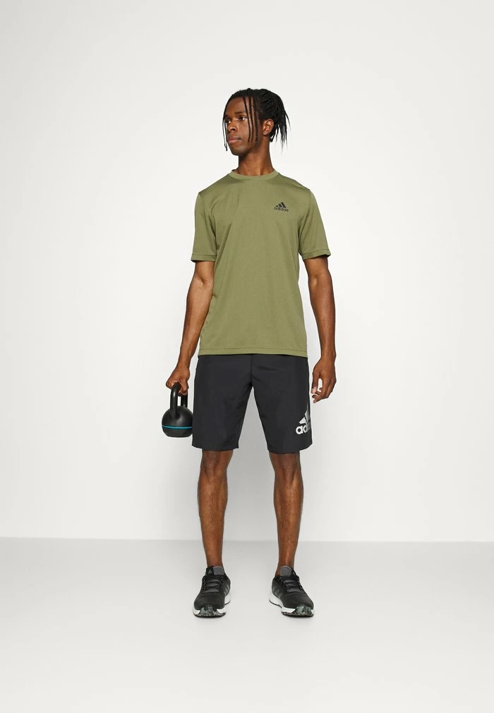 Adidas Performance LOGO SHORT - Sports Shorts - Black 4 Adidas Performance LOGO SHORT - Sports Shorts - Black - Image 2