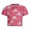 Adidas Performance TEE - Print T-shirt - Pink -adidas Performance Shop ce155c5ebb6947e38b99fc7a0daec238