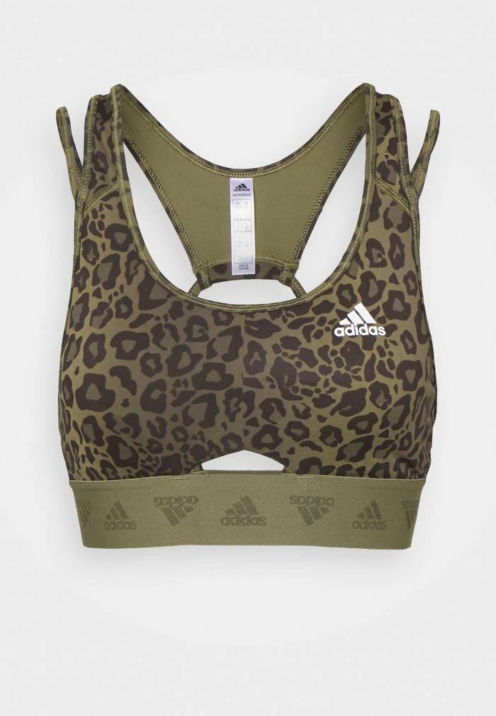 Adidas Performance BRA - Medium Support Sports Bra - Multicolor/focus Olive 3 Adidas Performance BRA - Medium Support Sports Bra - Multicolor/focus Olive