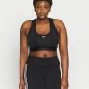 Adidas Performance Medium Support Sports Bra - Black/white -adidas Performance Shop ceecfe77a3104ab69203c3936963e36b