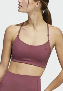 Adidas Performance YO - Light Support Sports Bra - Quiet Crimson -adidas Performance Shop cf91bcbe8df5474c8a29df1629e02559