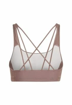 Adidas Performance BRA - Medium Support Sports Bra - Brown -adidas Performance Shop cfc59171cc924b0db76d1cc0c0ede687