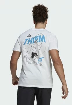 Adidas Performance GRAPHIC - Print T-shirt - White -adidas Performance Shop d0017cc0090649379ed08bf58c610012