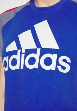 Adidas Performance TEE - Print T-shirt - Bold Blue -adidas Performance Shop d03f9375500b4be2a7b1fef947279bc2