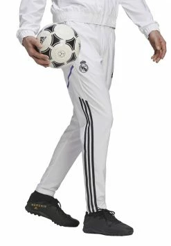 Adidas Performance REAL MADRID PRESENTATION - Tracksuit Bottoms - White -adidas Performance Shop d059fedfafec4631b7fe05c5f34c80fc