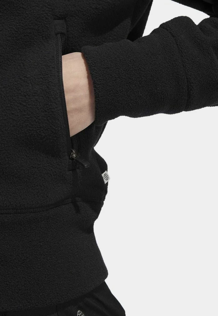 Adidas Performance Fleece Jumper - Black 5 Adidas Performance Fleece Jumper - Black - Image 3