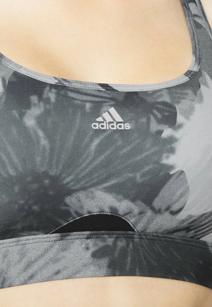 Adidas Performance Medium Support Sports Bra - Black/white 7 Adidas Performance Medium Support Sports Bra - Black/white - Image 5