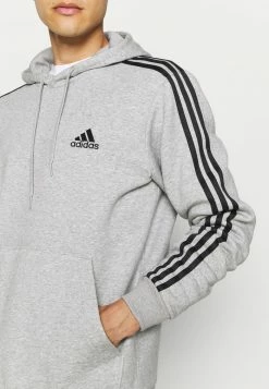 Adidas Performance 3 STRIPES ESSENTIALS - Hoodie - Medium Grey Heather/black 11 Adidas Performance 3 STRIPES ESSENTIALS - Hoodie - Medium Grey Heather/black -adidas Performance Shop d1156717de86490fb71916749f1eb760