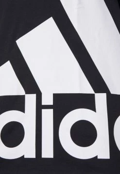 Adidas Performance ESSENTIALS GIANT LOGO - Print T-shirt - Black/white -adidas Performance Shop d1350d27896e4aff9c4ac7000aa19b9e