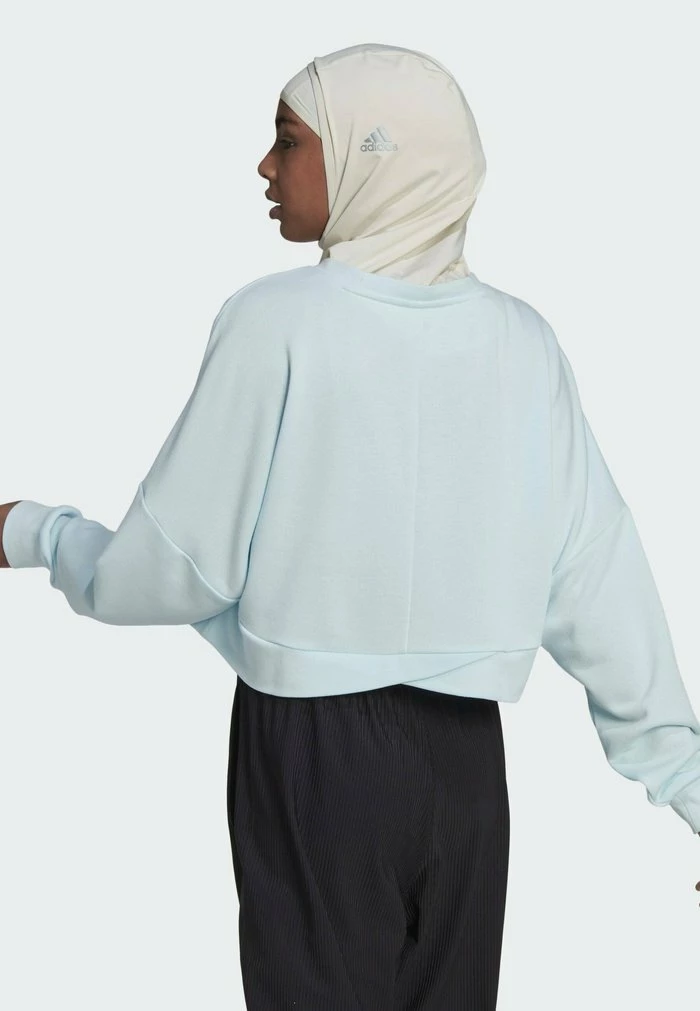 Adidas Performance AMPLE AEROREADY - Sweatshirt - Blue 4 Adidas Performance AMPLE AEROREADY - Sweatshirt - Blue - Image 2