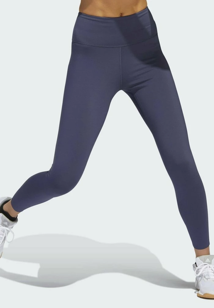Adidas Performance OPTIME - Leggings - Blue 6 Adidas Performance OPTIME - Leggings - Blue - Image 4
