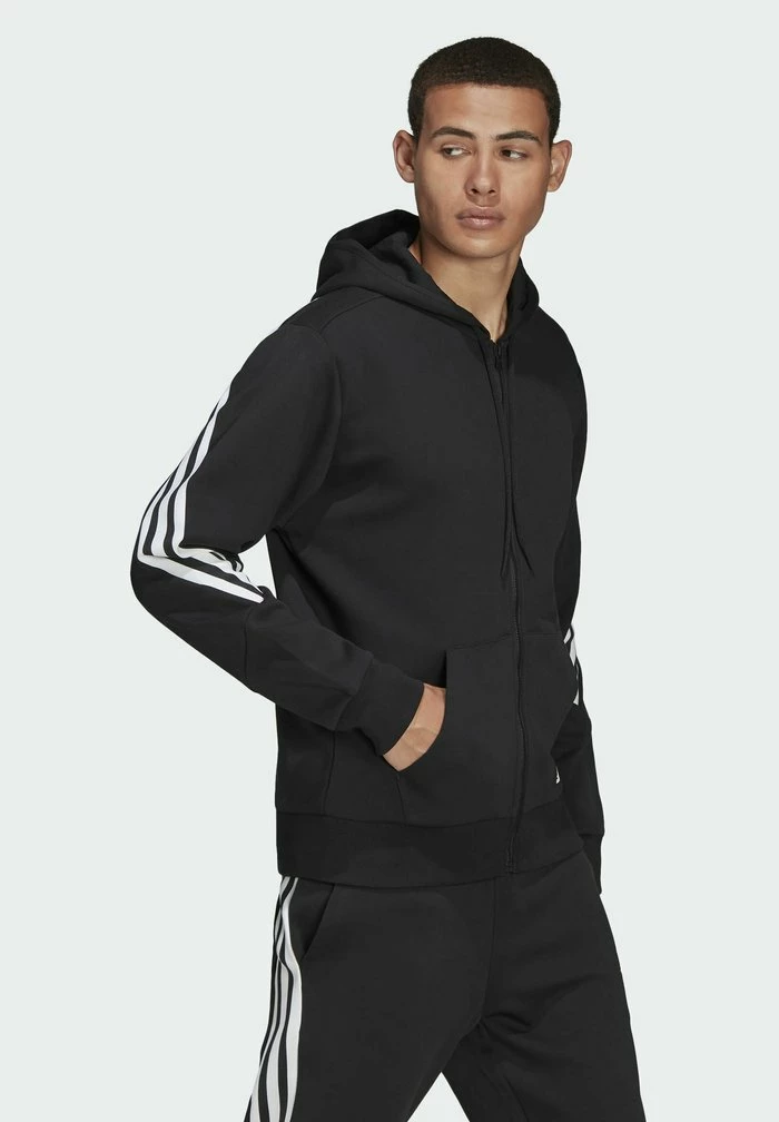 Adidas Performance Zip-up Sweatshirt - Black 6 Adidas Performance Zip-up Sweatshirt - Black - Image 4