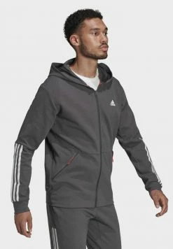 Adidas Performance Zip-up Sweatshirt - Grey -adidas Performance Shop d3f838ef39e44f51808d9cb49ce315f7