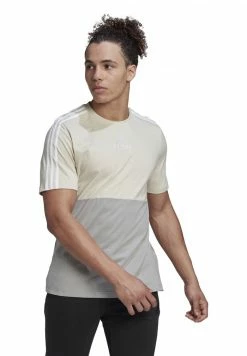 Adidas Performance M CB T - Print T-shirt - Alumina/mgh Solid Grey/orbit Green