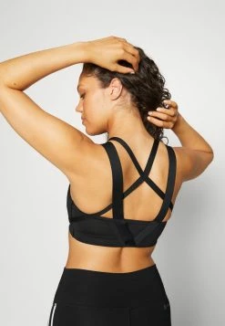 Adidas Performance STRAP - High Support Sports Bra - Black/white -adidas Performance Shop d528287fd1b4496a9ab46dd478b20b12