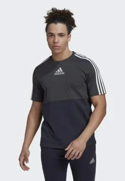 Adidas Performance M CB T - Print T-shirt - Grey