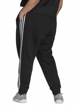 Adidas Performance ESSENTIALS 3-STRIPES FLEECE PLUS SIZE - Tracksuit Bottoms - Black/white 9 Adidas Performance ESSENTIALS 3-STRIPES FLEECE PLUS SIZE - Tracksuit Bottoms - Black/white -adidas Performance Shop d575f280a5554620b545a7c86c588c51
