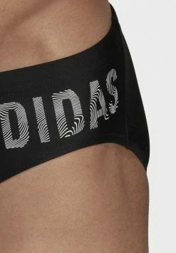 Adidas Performance WORDING - Swimming Briefs - Black -adidas Performance Shop d62dfd6dab4f496f991ed4fc2f65a33e