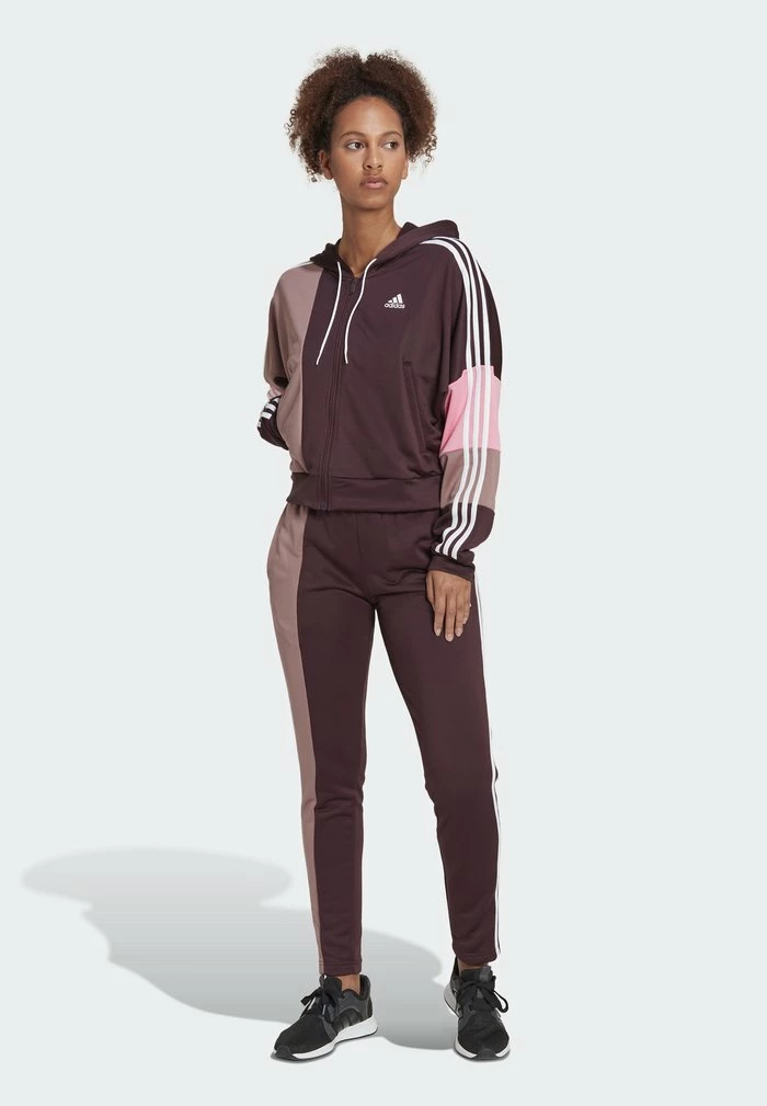Adidas Performance BOLD BLOCK - Tracksuit - Steel 4 Adidas Performance BOLD BLOCK - Tracksuit - Steel - Image 2