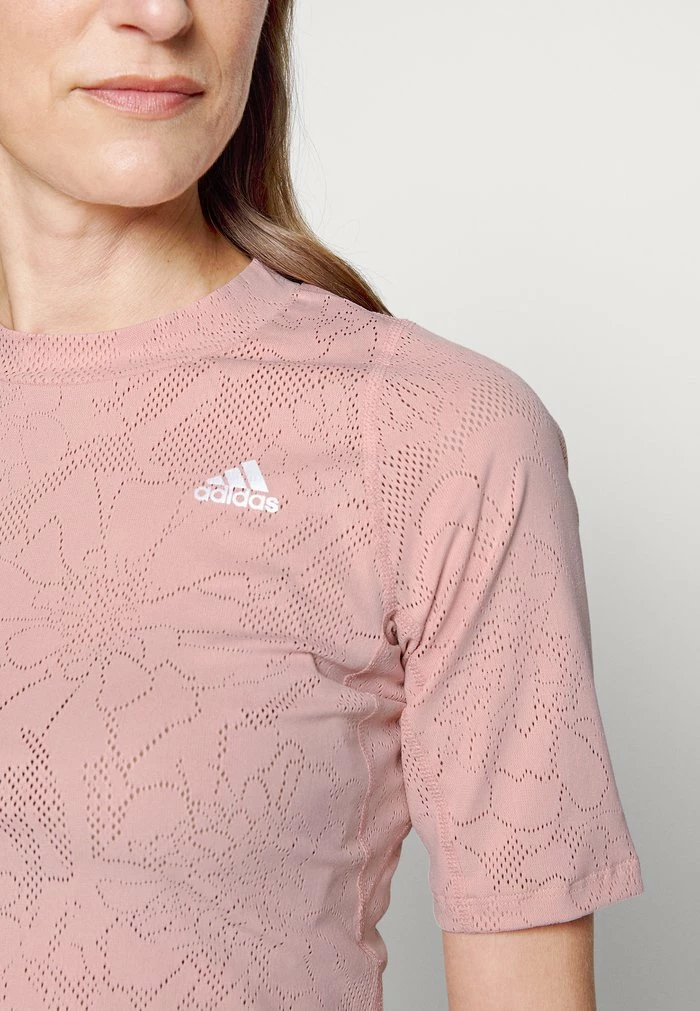 Adidas Performance RNFAST TEE - Sports T-shirt - Mauve/magic Mauve 8 Adidas Performance RNFAST TEE - Sports T-shirt - Mauve/magic Mauve - Image 6