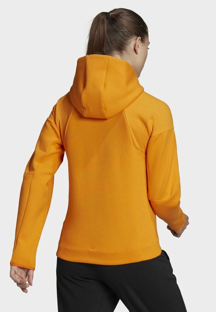Adidas Performance W MISSION V FZ - Zip-up Sweatshirt - Orange 4 Adidas Performance W MISSION V FZ - Zip-up Sweatshirt - Orange - Image 2
