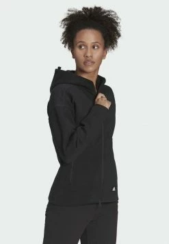 Adidas Performance MISSION - Zip-up Sweatshirt - Black -adidas Performance Shop d79c57599f5348729ec34350f9216a0c