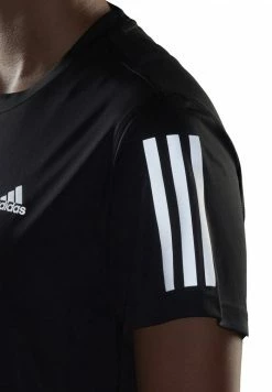 Adidas Performance OWN THE RUN TEE - Sports T-shirt - Black -adidas Performance Shop d7dd14eca31a4ebab22a74ca4398bee5