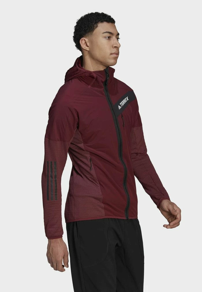 Adidas Performance Fleece Jacket - Burgundy 12 Adidas Performance Fleece Jacket - Burgundy - Image 10