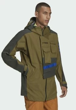 Adidas Performance XPLORIC RAIN HIKING TECHNICAL RAIN - Waterproof Jacket - Green -adidas Performance Shop d8171af8ff5d4e97bd45774f0d68ad6d