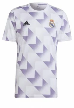 Adidas Performance REAL MADRID 22 PREMATCH SHIRT - Club Wear - White Dash Grey Magic Lilac -adidas Performance Shop d881cc2fa6464a17a9b43db6e87e5796