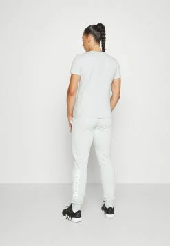 Adidas Performance ESSENTIALS FRENCH TERRY LOGO - Tracksuit Bottoms - Linen Green/white 9 Adidas Performance ESSENTIALS FRENCH TERRY LOGO - Tracksuit Bottoms - Linen Green/white -adidas Performance Shop d88af219cdfb49c7bf0d7eb2d81f34c1