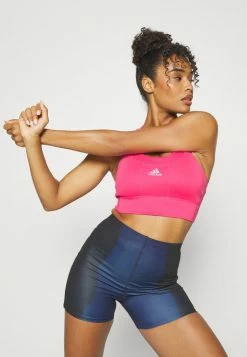 Adidas Performance RUN - Medium Support Sports Bra - Pulse Magenta -adidas Performance Shop d8c295347d534cdeb3292b588a2fe547