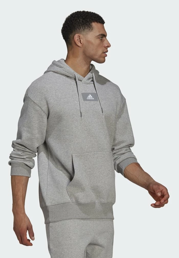 Adidas Performance ESSENTIALS - Hoodie - Grey 5 Adidas Performance ESSENTIALS - Hoodie - Grey - Image 3