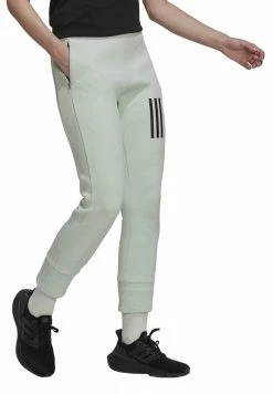 Adidas Performance MISSION VICTORY SLIM-FIT HIGH-WAIST - Tracksuit Bottoms - Linen Green Mel -adidas Performance Shop d9fdb3e6323f4b5eb5df964da58943c3