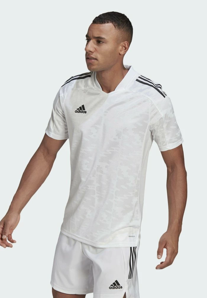 Adidas Performance Print T-shirt - White 3 Adidas Performance Print T-shirt - White