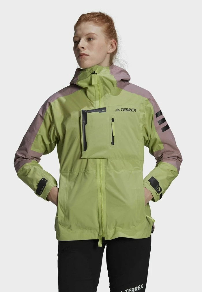 Adidas Performance TERREX XPLORIC RAIN.RDY MOUNTAIN - Hardshell Jacket - Green 3 Adidas Performance TERREX XPLORIC RAIN.RDY MOUNTAIN - Hardshell Jacket - Green