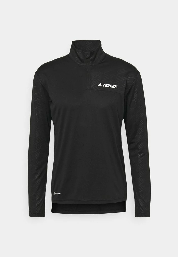 Adidas Performance MT HALF ZI LS - Long Sleeved Top - Black 8 Adidas Performance MT HALF ZI LS - Long Sleeved Top - Black - Image 6