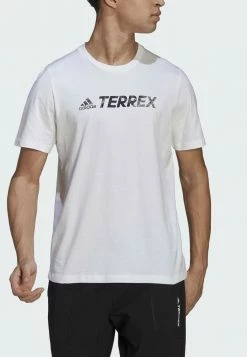 Adidas Performance TX LOGO - Print T-shirt - White -adidas Performance Shop db341206ac6d4ccba25ed00dd1e8624f