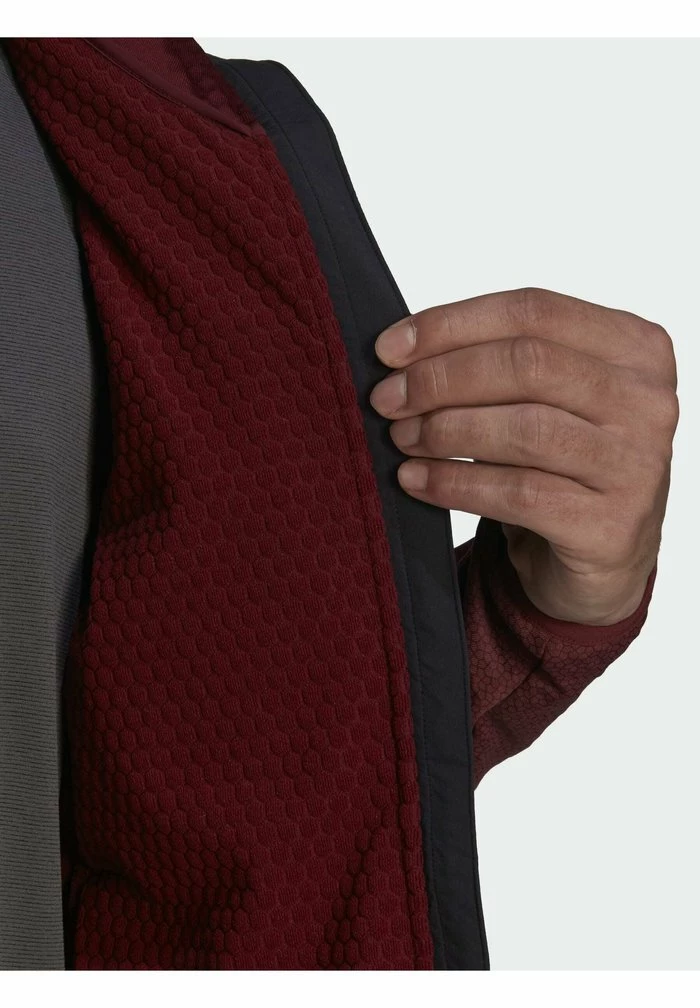 Adidas Performance Fleece Jacket - Burgundy 6 Adidas Performance Fleece Jacket - Burgundy - Image 4