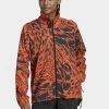 Adidas Performance FAST ALL OVERSIZE PRINTED - Training Jacket - Semi Impact Orange Legend Ink -adidas Performance Shop db7667f7c5a94900a59c06606cfc1c15