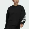 Adidas Performance FUTURE ICONS STRIPES - Sweatshirt - Black