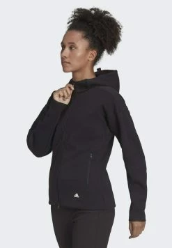 Adidas Performance MISSION - Zip-up Sweatshirt - Black -adidas Performance Shop dbb1f01805dc451294522aaf7aa2bd2c