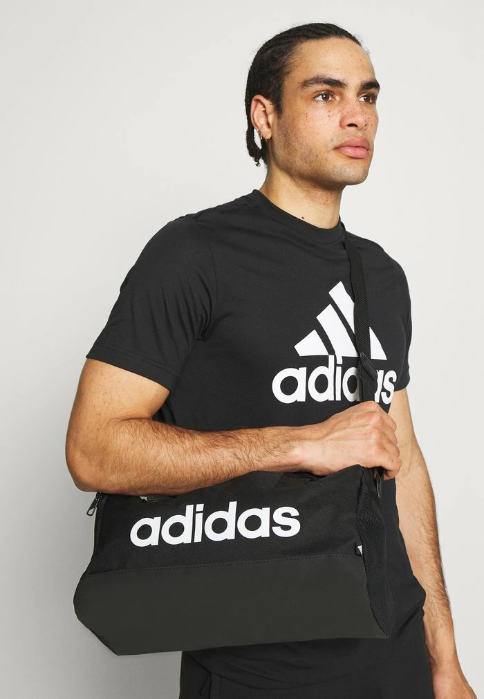 Adidas Performance LINEAR DUF XS UNISEX - Sports Bag - Black/white 3 Adidas Performance LINEAR DUF XS UNISEX - Sports Bag - Black/white