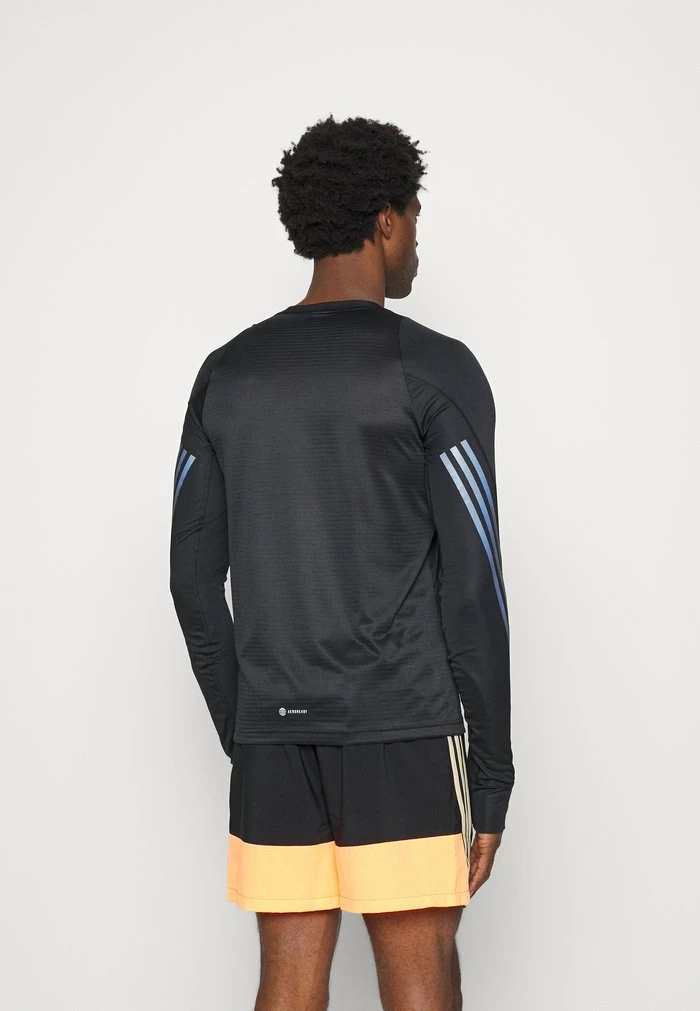 Adidas Performance RUN ICON TEE - Print T-shirt - Black 5 Adidas Performance RUN ICON TEE - Print T-shirt - Black - Image 3