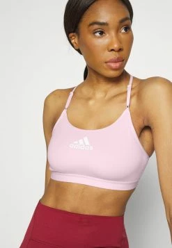 Adidas Performance GOOD - Light Support Sports Bra - Clear Pink -adidas Performance Shop dcb8a8f4eebd49989670fc6e510afd40