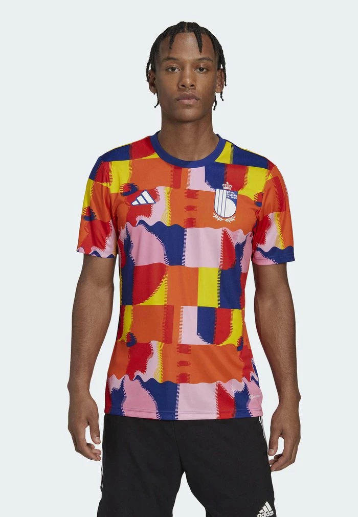 Adidas Performance BELGIUM RBFA PREMATCH SHIRT - Print T-shirt - Multicolor 3 Adidas Performance BELGIUM RBFA PREMATCH SHIRT - Print T-shirt - Multicolor