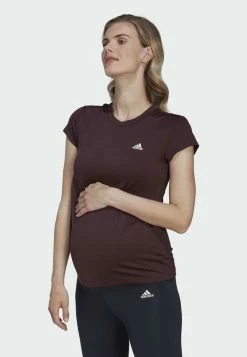 Adidas Performance DESIGNED TO MOVE COLORBLOCK SPORT (MATERNITY) - Print T-shirt - Red
