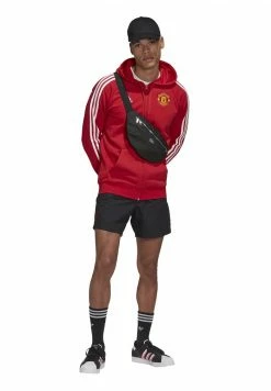 Adidas Performance MANCHESTER UNITED - Zip-up Sweatshirt - Real Red