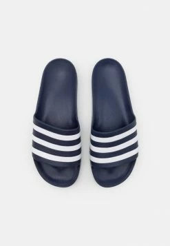 Adidas Performance ADILETTE AQUA UNISEX - Pool Slides - Dark Blue/footwear White -adidas Performance Shop dd96e588a3444690a15da20522558225