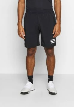 Adidas Performance CLUB STRIPES TENNIS AEROREADY PRIMEGREEN - Sports Shorts - Black/white